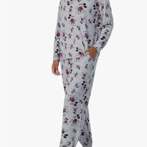 Disney Mickey Mouse Red and Gray women’s Pajama Set size XL